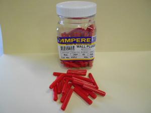 Ampere Electrical WALL PLUGS IN JAR RED 35MMX12G (PK 100)