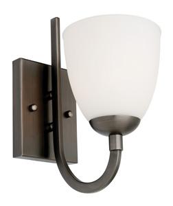 Mercator AUDREY WALL LIGHT W/ PEWTER/FROSTED GLAS