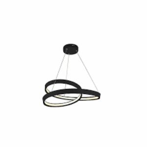 Mercator ARMSTRONG LED SMALL BLK ALUM SWIRL PENDT