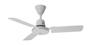 O Air Ceiling Fan 36 900mm 3 Blade Wh J Hook Middy S