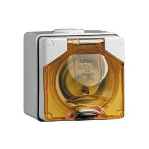 Clipsal APPLIANCE INLET 1PH 10A 250V GY
