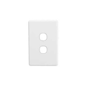 Clipsal WALL PLATE 2 GANG GRID & PLATE WH