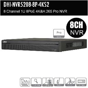 Dahua NVR5208-8P-4KS2-4TB 8CH PRO NVR 4TB