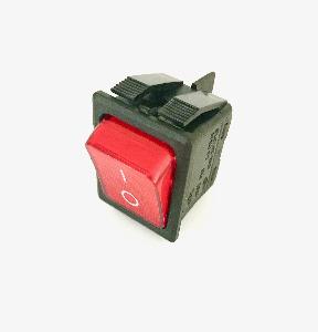 Thermal Products RED D/POLE SINGLE THROW ROCKER SWITCH