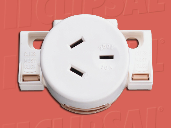 Clipsal SOCKET QUICK CONNECT 10A 250V WH
