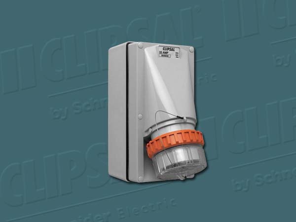 Clipsal APPLIANCE INLET 3PH 32A GREY